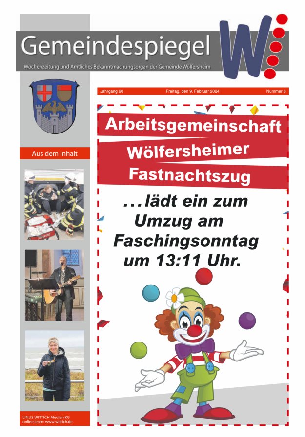 Der Gemeindespiegel Titelblatt 06/2024