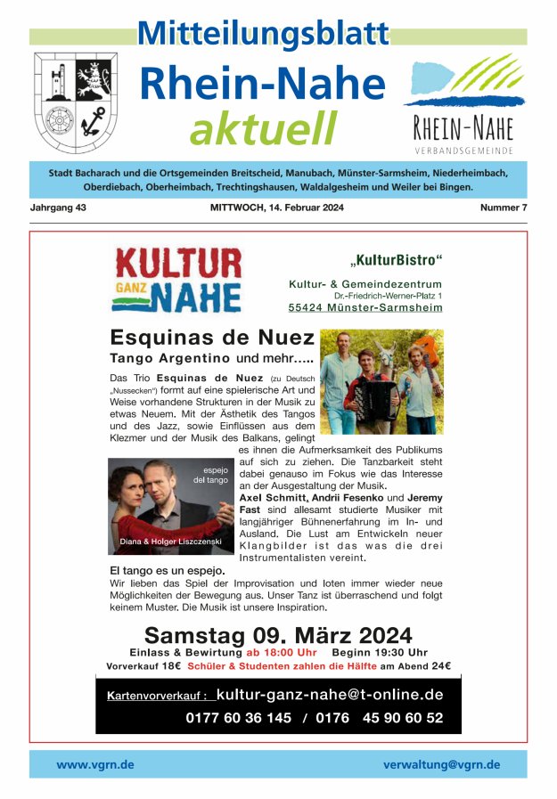 Rhein-Nahe aktuell Titelblatt 07/2024