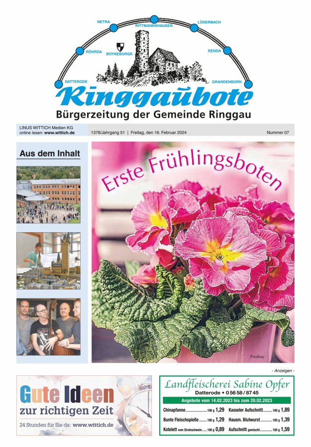Ringgaubote Titelblatt 07/2024