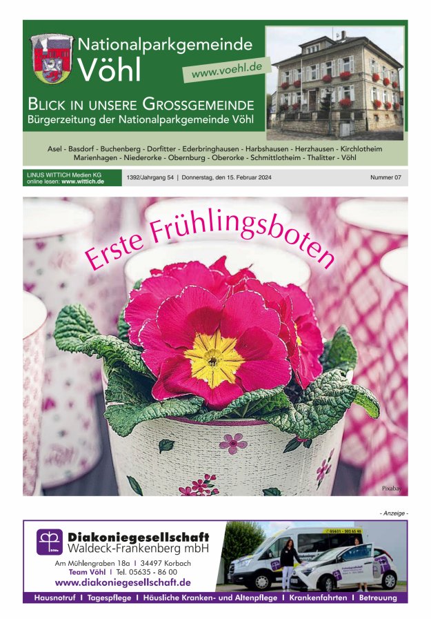 Blick in unsere Grossgemeinde Titelblatt 07/2024