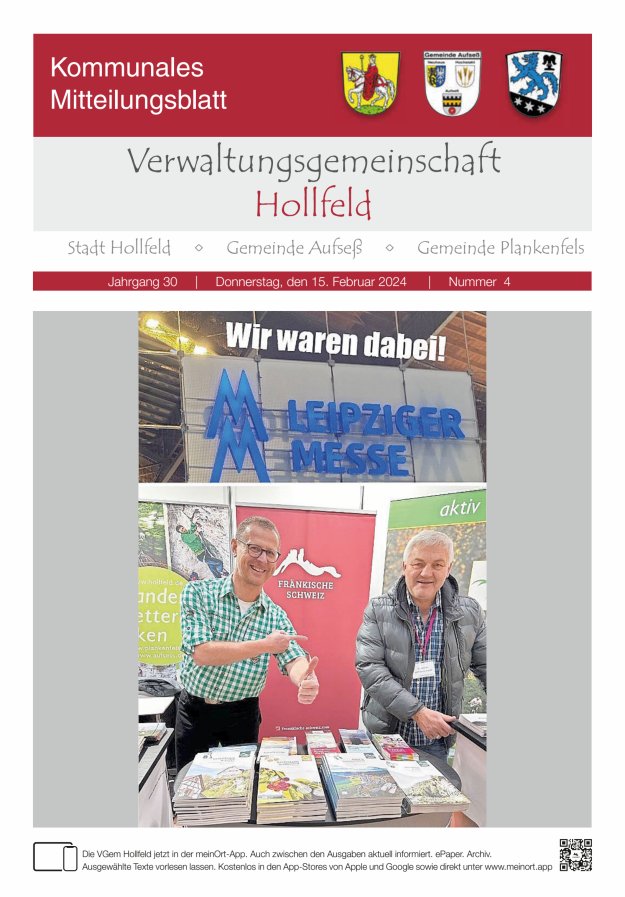 MB der Verwaltungsgemeinschaft Hollfeld  Titelblatt 04/2024