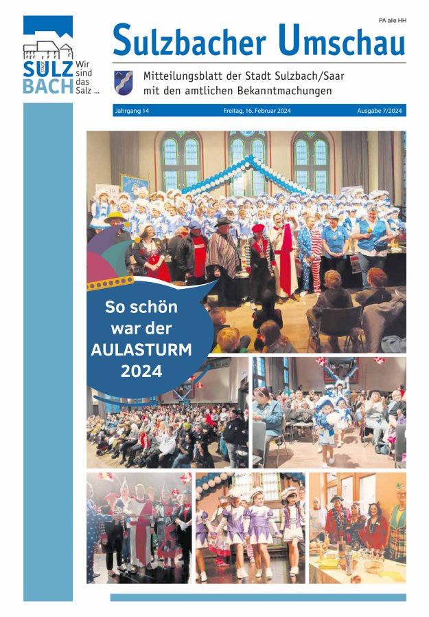 Sulzbacher Umschau Titelblatt 07/2024