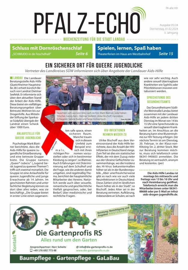 Pfalz-Echo Titelblatt 05/2024