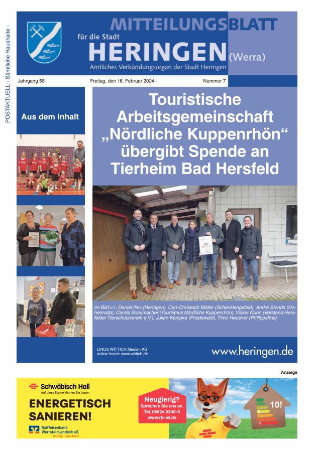Mitteilungsblatt Heringen Titelblatt 07/2024