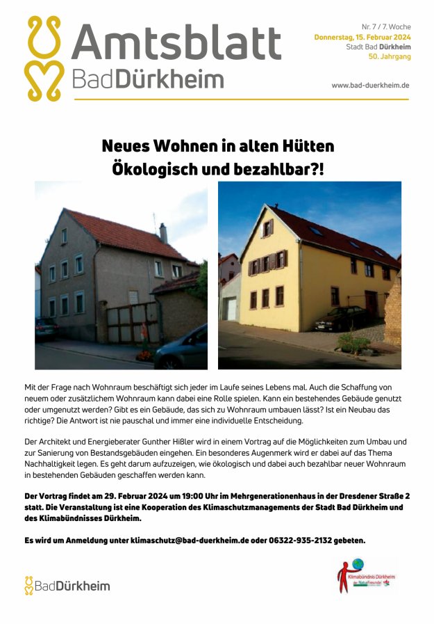 Bad Dürkheimer Woche Titelblatt 07/2024