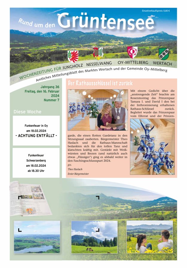 Rund um den Grüntensee Titelblatt 07/2024