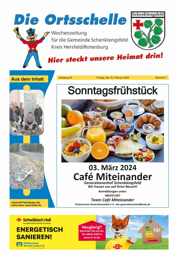 Die Ortsschelle Titelblatt 07/2024