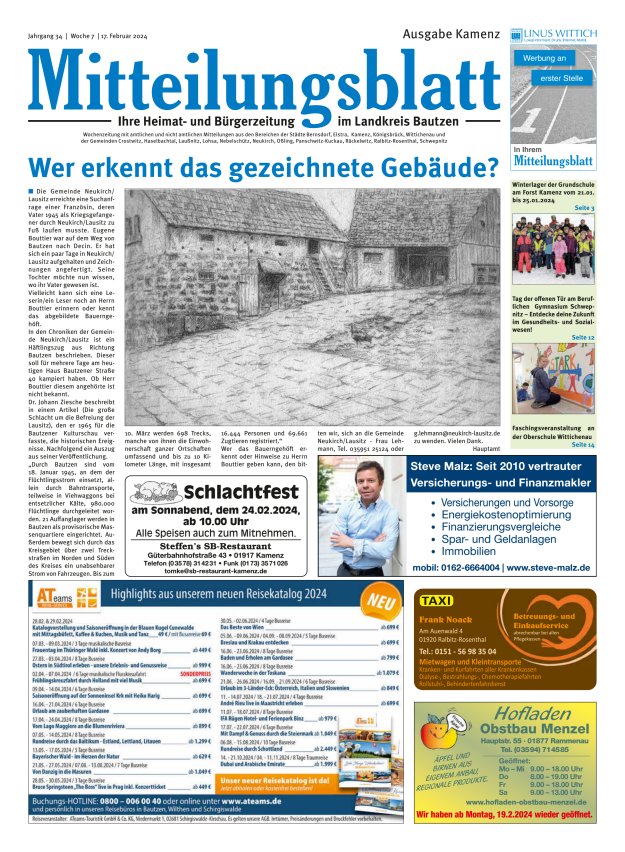 Mitteilungsblatt LK Bautzen Ausgabe Kamenz Titelblatt 06/2024