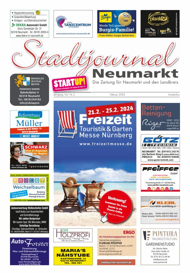 Stadtjournal Neumarkt Titelblatt 02/2024
