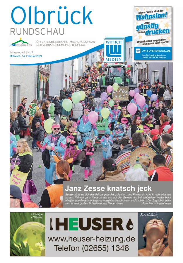 Olbrück Rundschau Titelblatt 07/2024