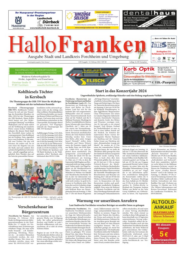 Hallo Franken Titelblatt 1191/2024