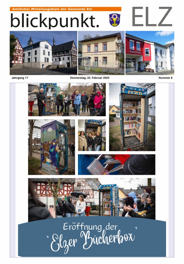 Blickpunkt Elz Titelblatt 08/2024