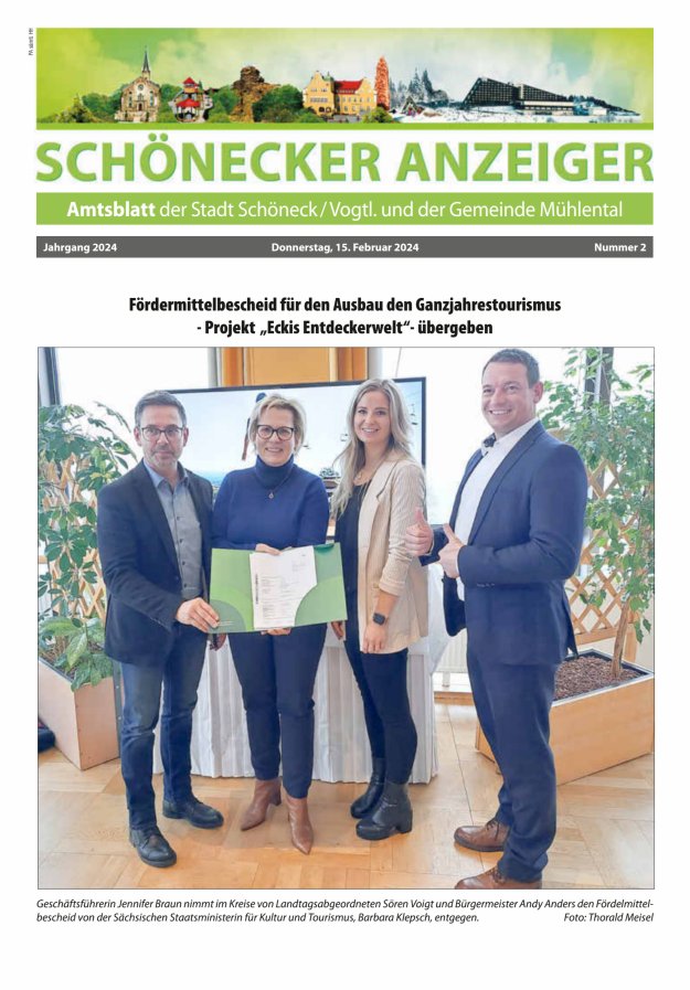 Schönecker Anzeiger Titelblatt 02/2024