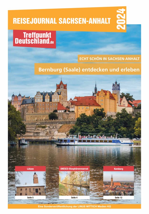 Reisejournal Sachsen-Anhalt Titelblatt 01/2024
