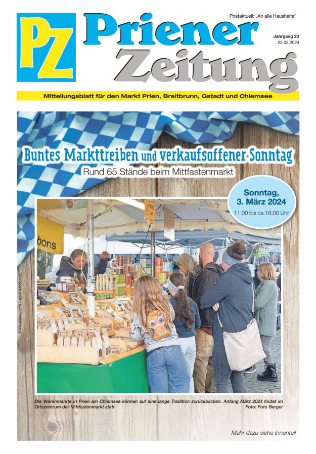 Priener Zeitung Titelblatt 02/2024