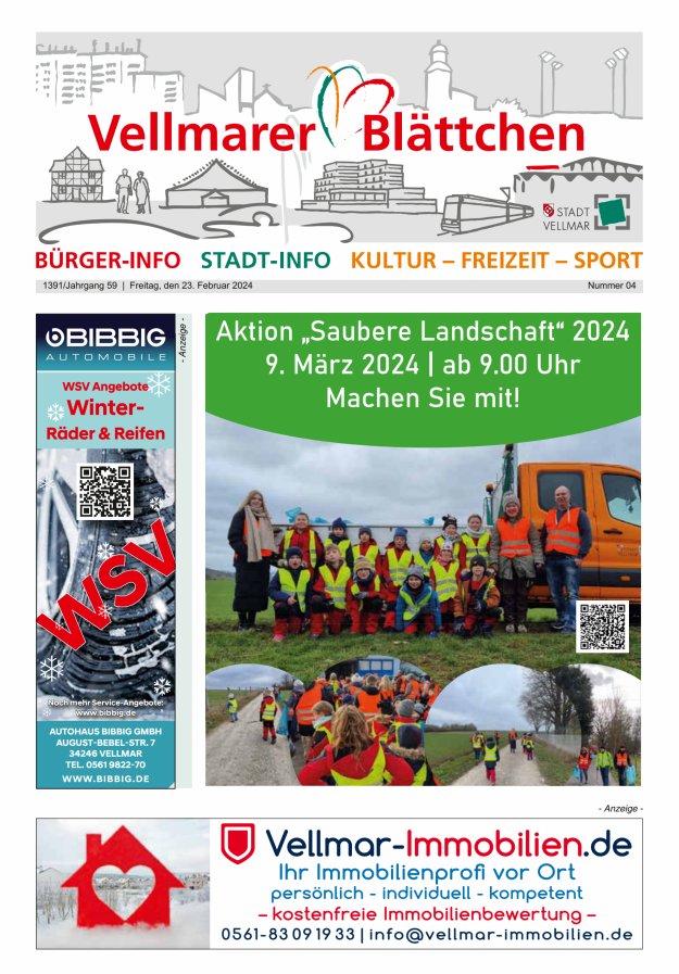 Vellmarer Blättchen Titelblatt 04/2024