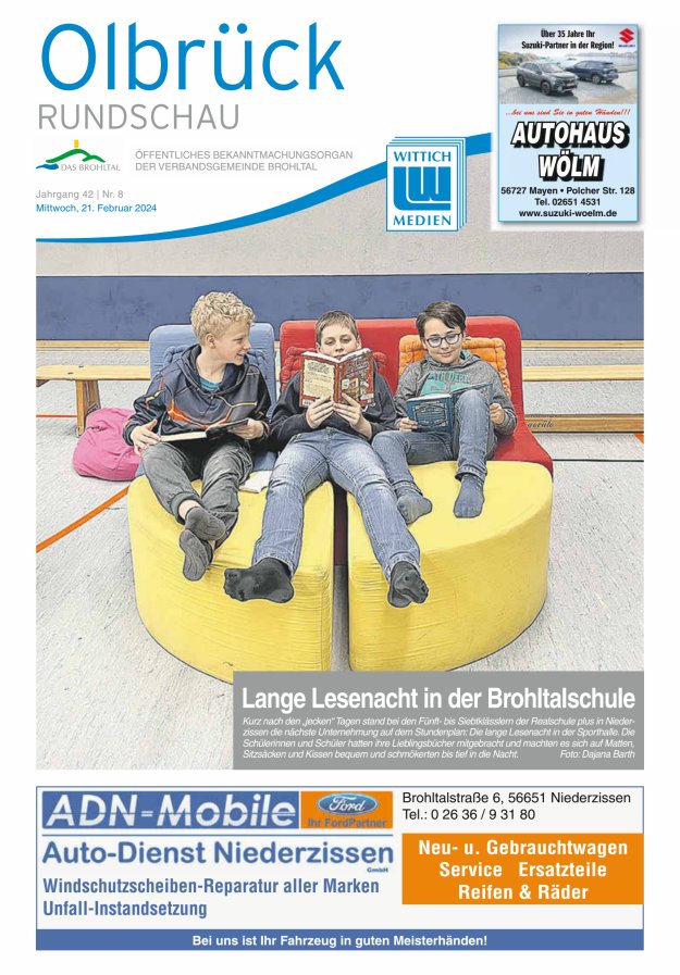 Olbrück Rundschau Titelblatt 08/2024