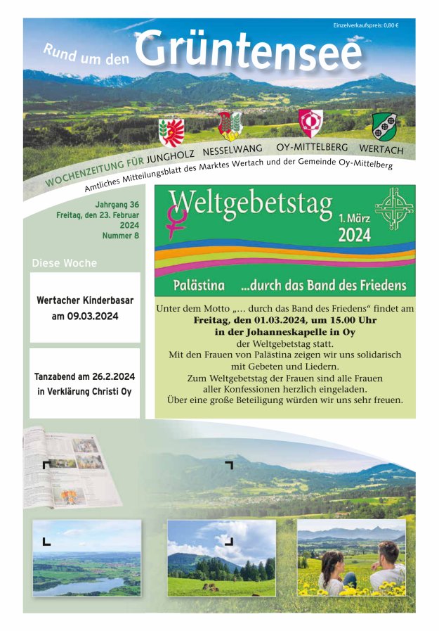 Rund um den Grüntensee Titelblatt 08/2024