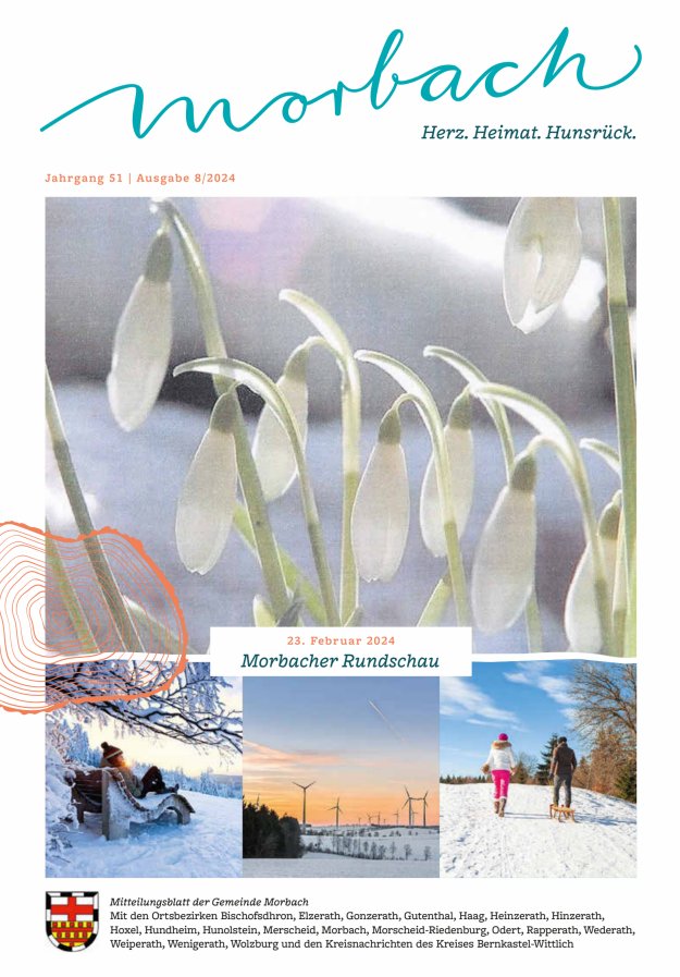 Morbacher Rundschau Titelblatt 08/2024
