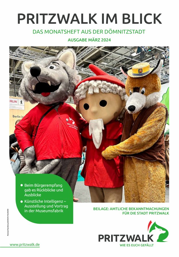 Pritzwalk im Blick Titelblatt 03/2024