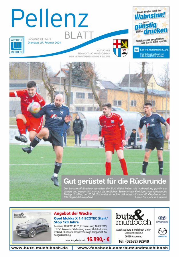 Pellenzblatt Titelblatt 09/2024
