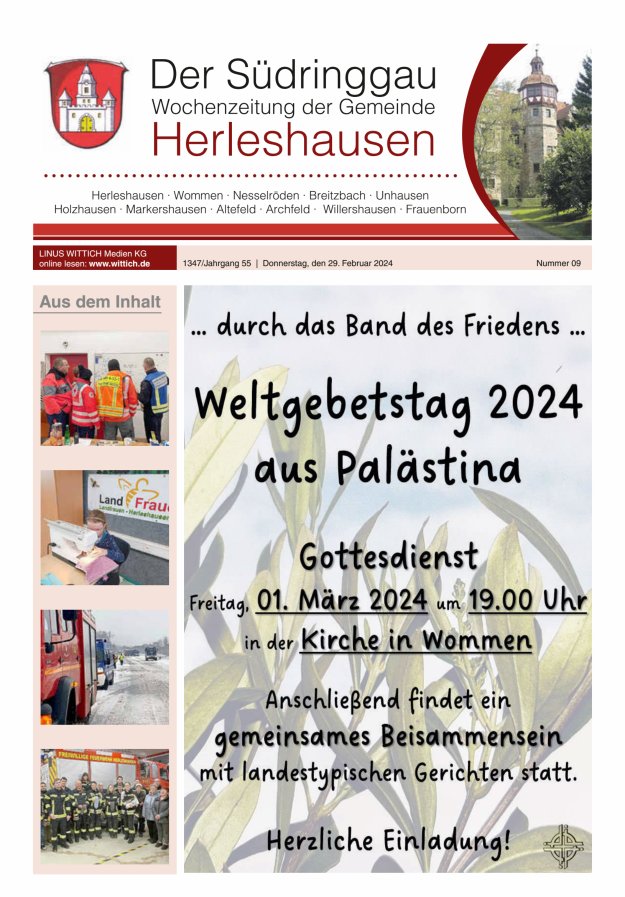 Der Südringgau Titelblatt 09/2024