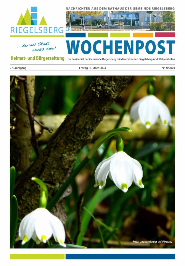 Riegelsberger Wochenpost Titelblatt 09/2024
