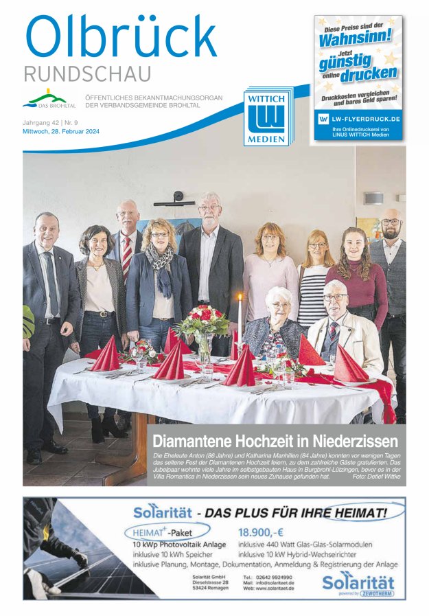 Olbrück Rundschau Titelblatt 09/2024