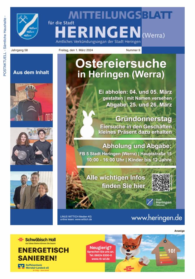 Mitteilungsblatt Heringen Titelblatt 09/2024