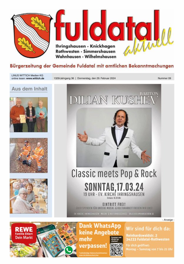 Fuldatal aktuell Titelblatt 09/2024