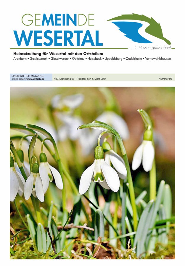 Wesertal Titelblatt 09/2024