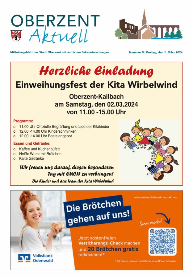 Oberzent aktuell Titelblatt 09/2024
