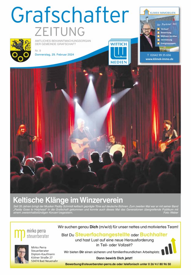 Grafschafter Zeitung Titelblatt 09/2024