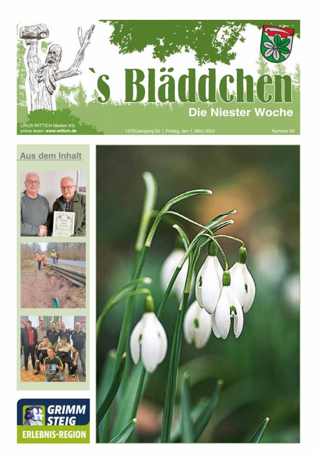 Niester Woche Titelblatt 09/2024