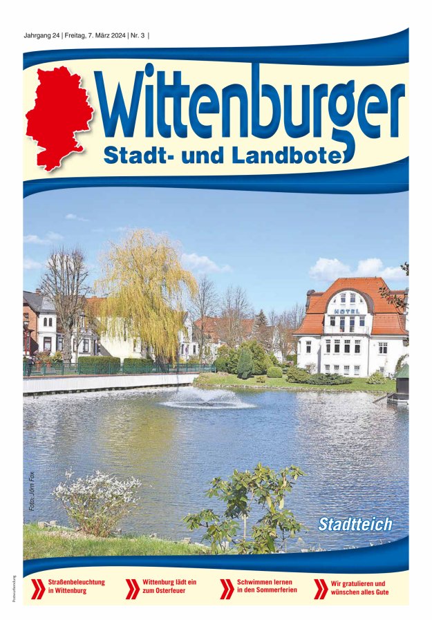 Wittenburger Stadt- und Landbote Titelblatt 03/2024