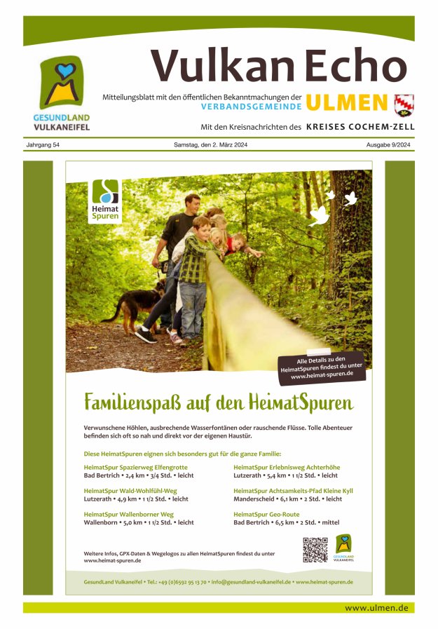 Vulkan Echo VG Ulmen Titelblatt 09/2024