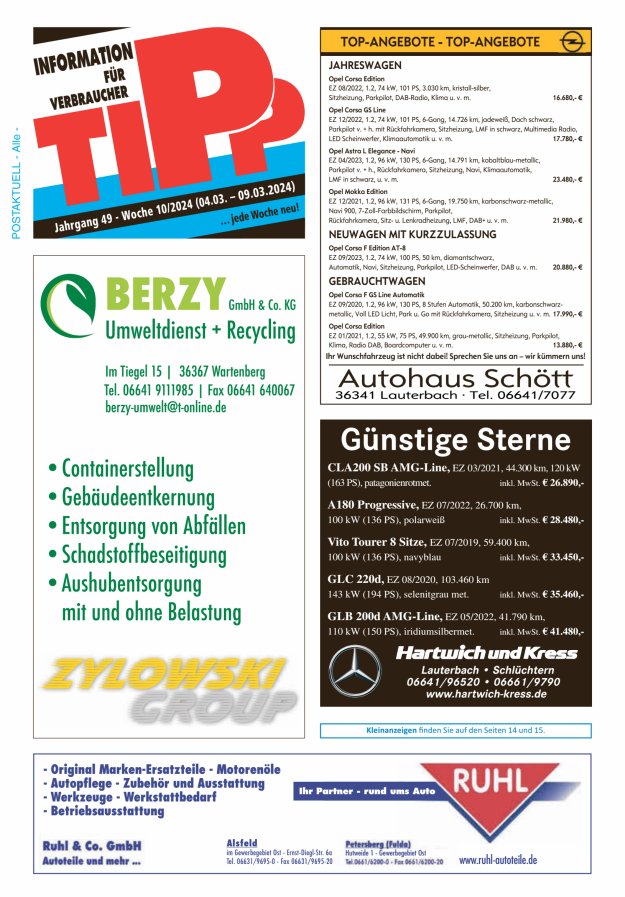 Tipp Vogelsberg Titelblatt 10/2024