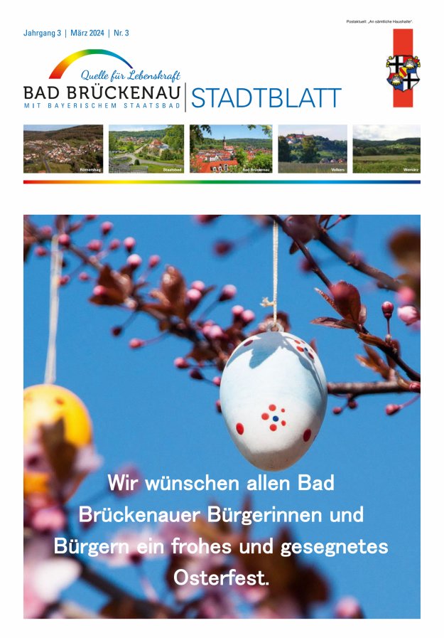 Stadtblatt Bad Brückenau Titelblatt 03/2024