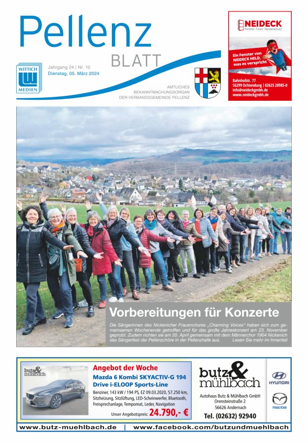 Pellenzblatt Titelblatt 10/2024
