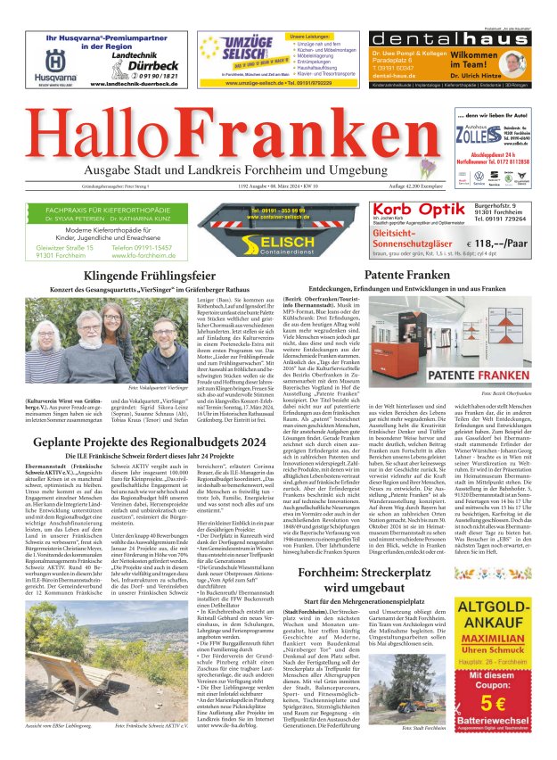 Hallo Franken Titelblatt 1192/2024