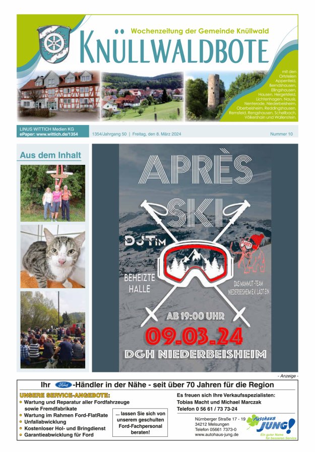 Knüllwaldbote Titelblatt 10/2024