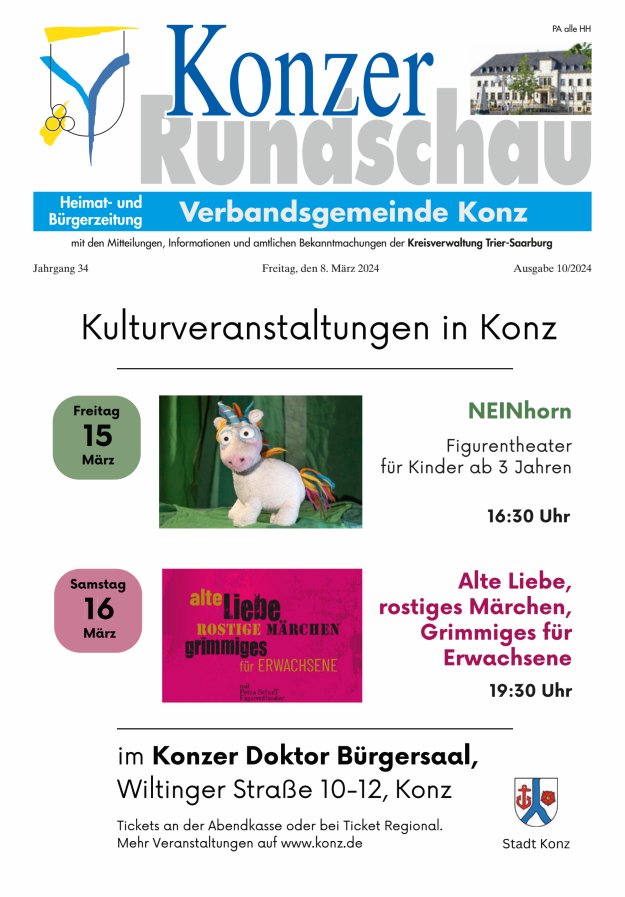 Konzer Rundschau Titelblatt 10/2024