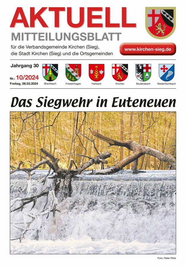 Aktuell - Mitteilungsblatt für die VG Kirchen (Sieg) Titelblatt 10/2024