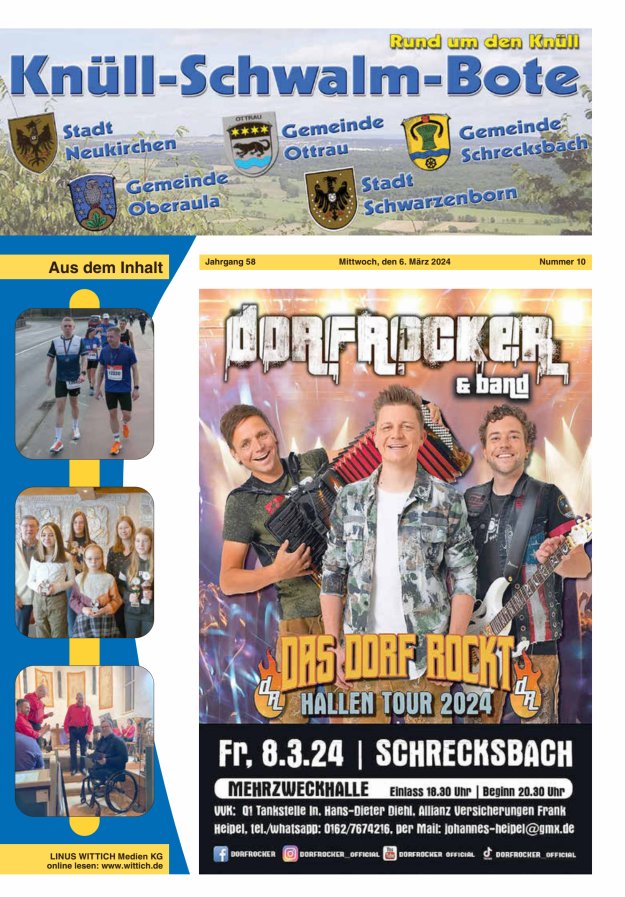 Knüll-Schwalm-Bote Titelblatt 10/2024