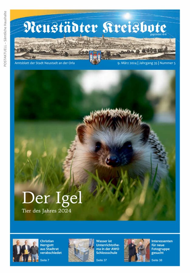 Neustädter Kreisbote Titelblatt 05/2024