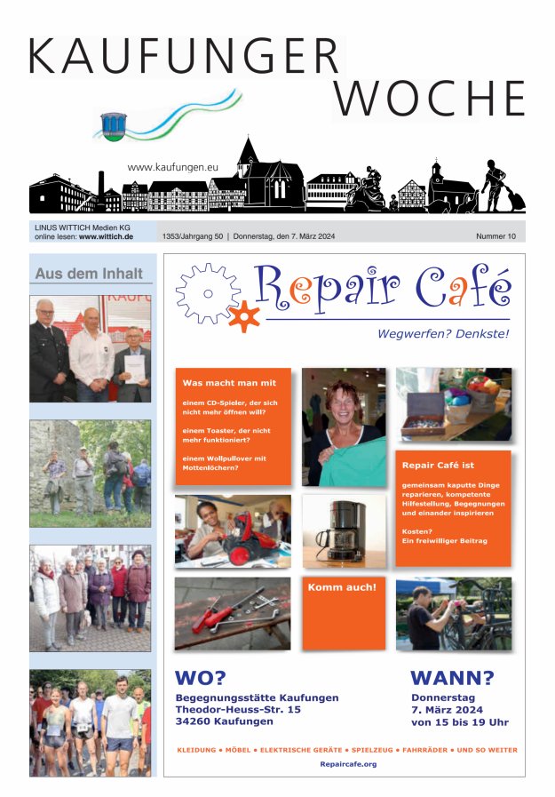 Kaufunger Woche Titelblatt 10/2024