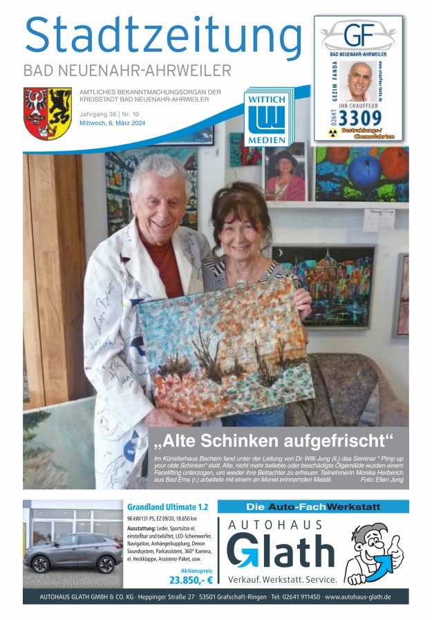 Stadtzeitung Bad Neuenahr-Ahrweiler Titelblatt 10/2024