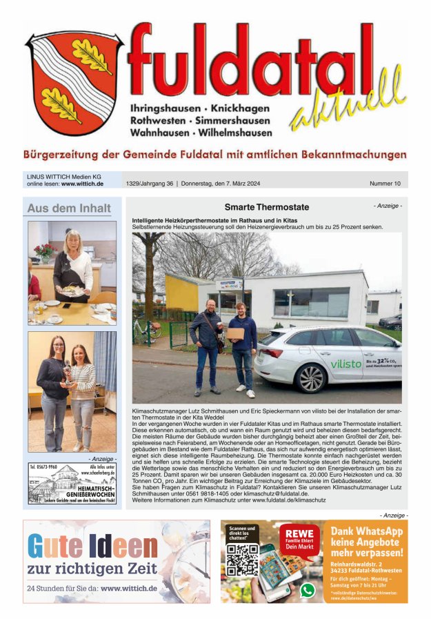 Fuldatal aktuell Titelblatt 10/2024
