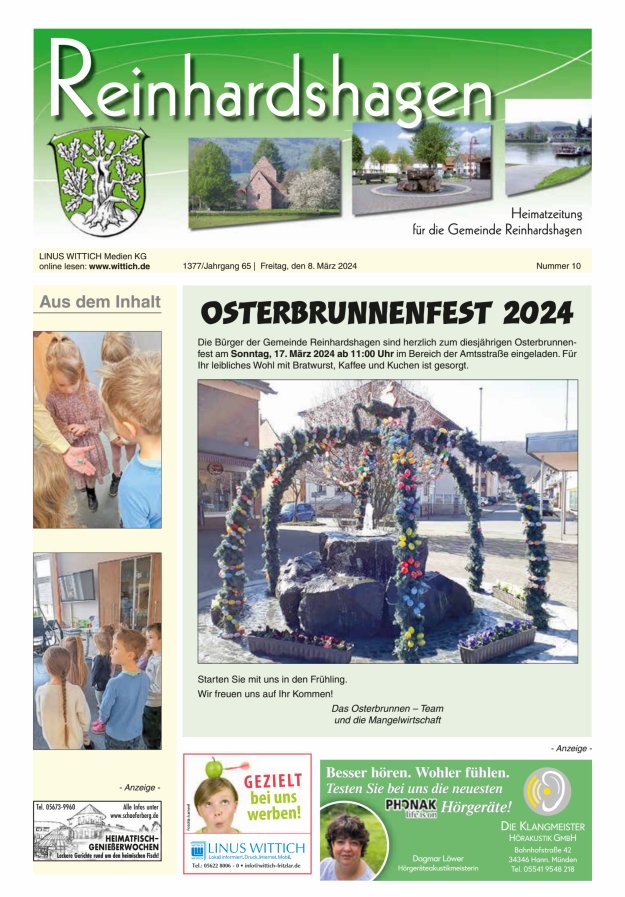 Unser Blättchen Titelblatt 10/2024