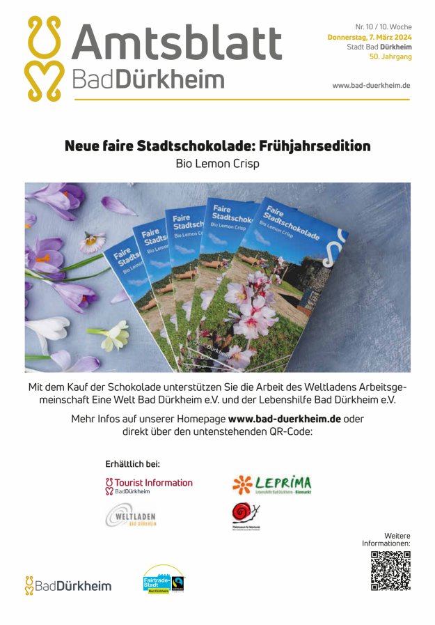 Bad Dürkheimer Woche Titelblatt 10/2024